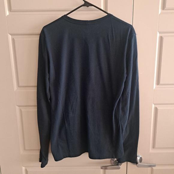 Yves Saint Laurent Navy Blue Long Sleeve Tee - Picture 5 of 5